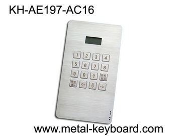 clavier numérique métallique rocailleux de la conception 4x4 avec 16 clés pour le système de contrôle d'accès